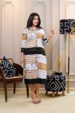 Crystal Majesty Batik Dress