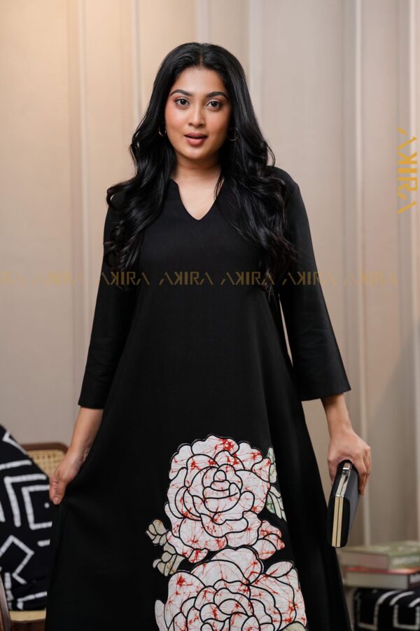 Roselina Designer Batik Detail Dress