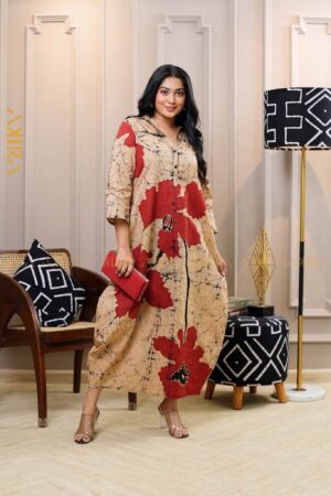 Ivory Serenade Batik Dress