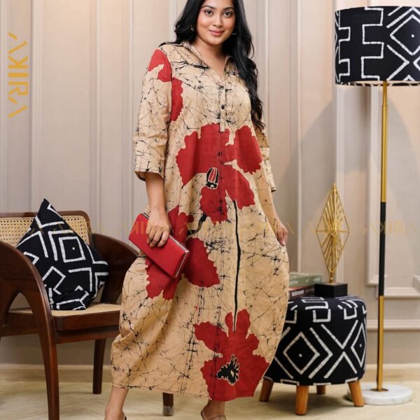 Ivory Serenade Batik Dress