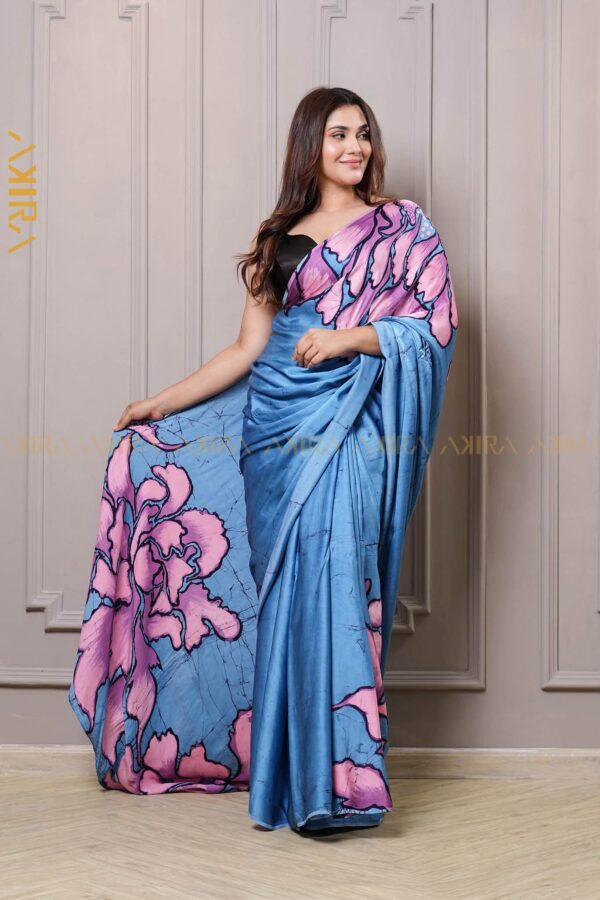 Royal Elegance Batik Silk Saree