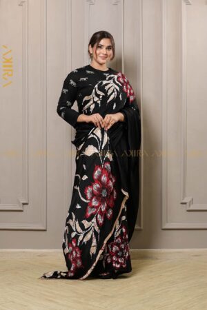 Royal Elegance Batik Silk Saree