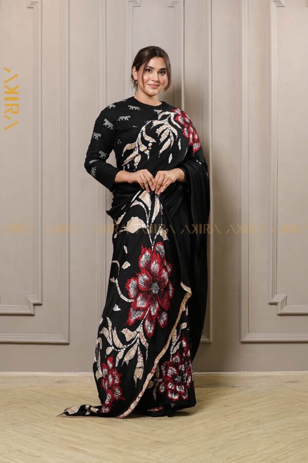 Royal Elegance Batik Silk Saree