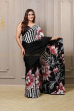 Royal Elegance Batik Silk Saree