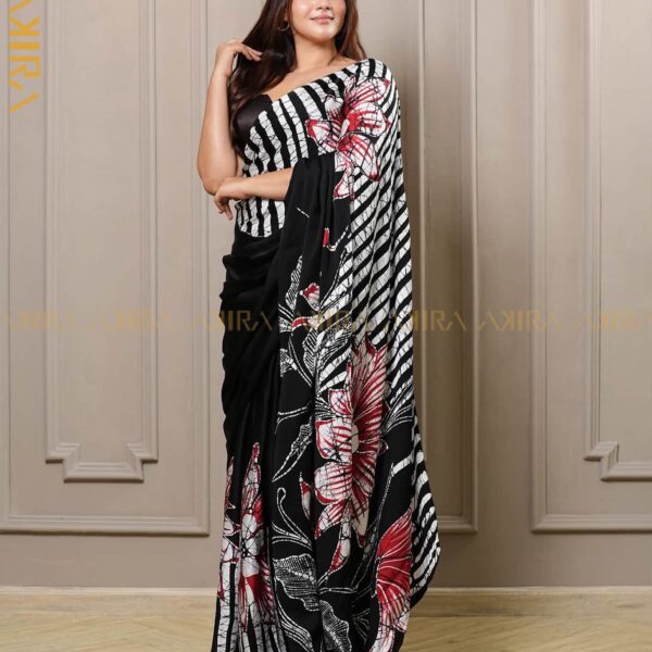Royal Elegance Batik Silk Saree