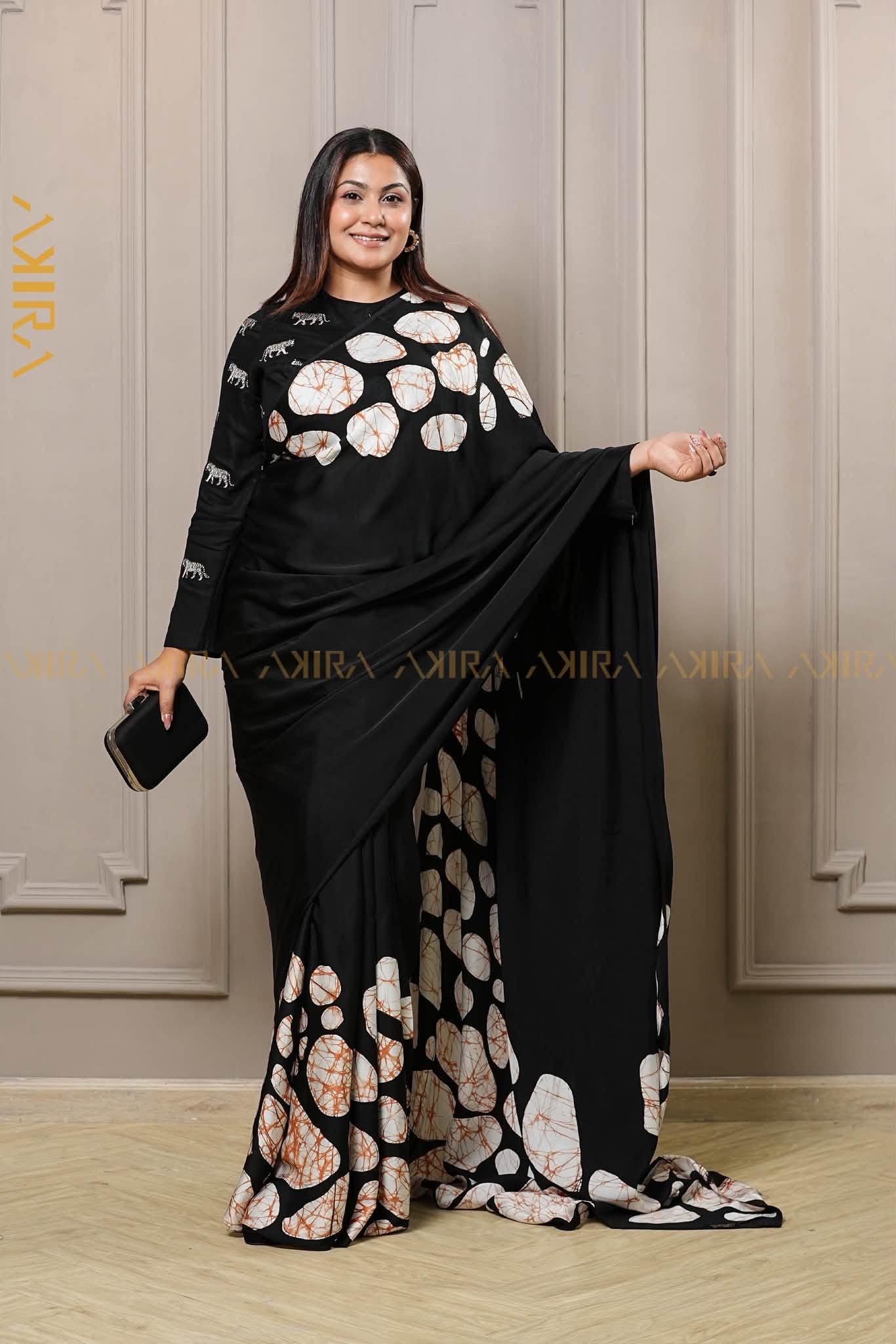 Royal Elegance Batik Silk Saree