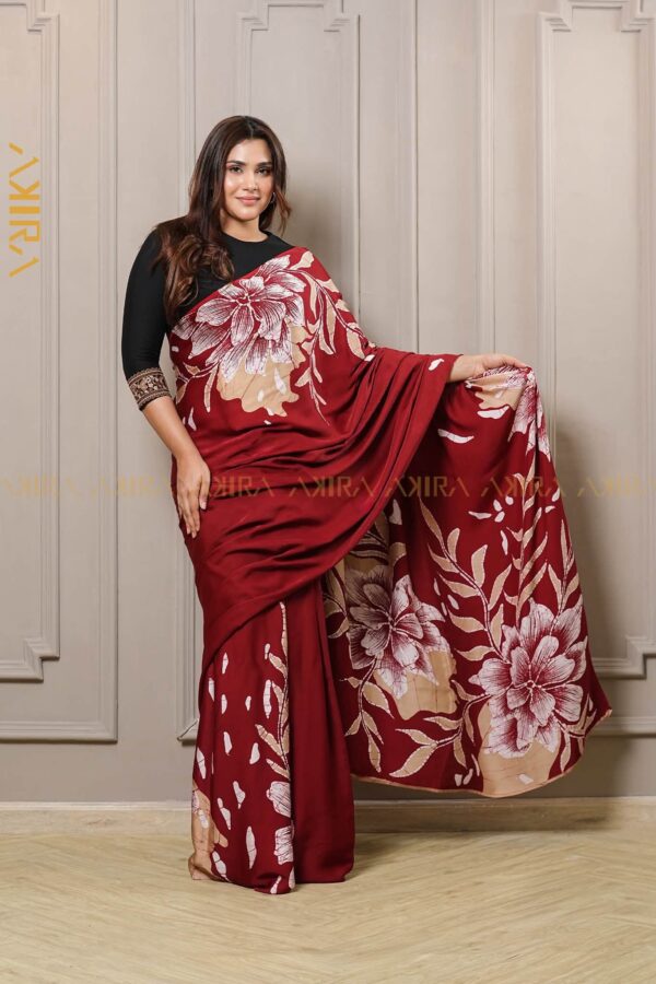 Royal Elegance Batik Silk Saree