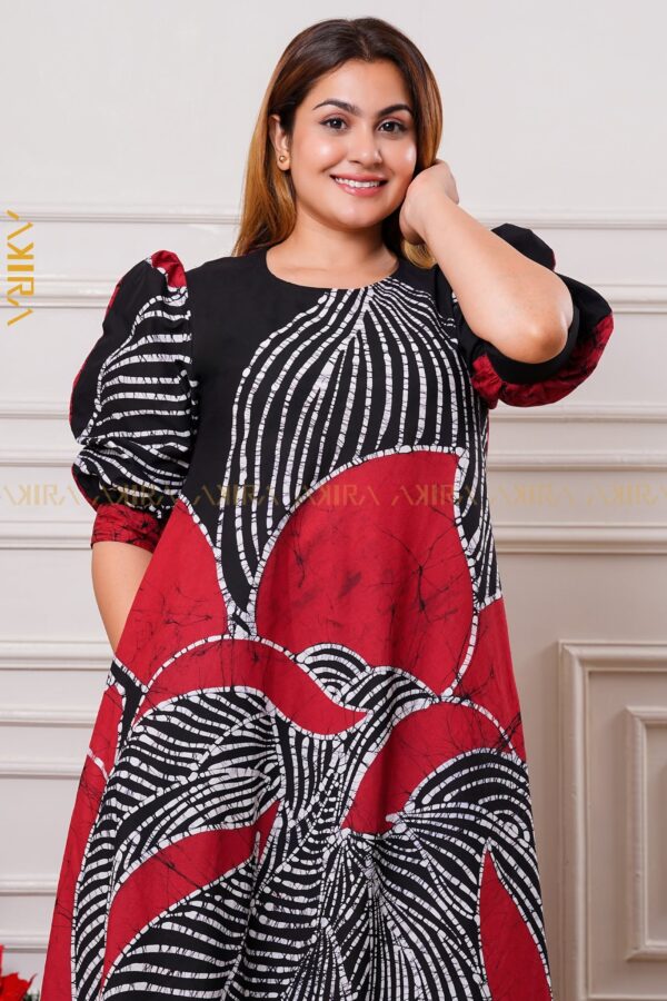 Crowned Beauty Batik Dress