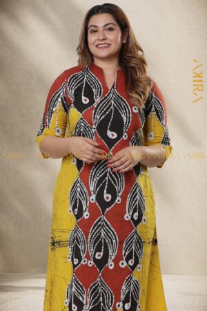 Dicentra Batik Designer Dress1
