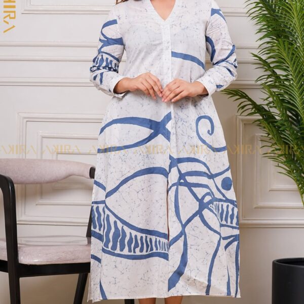 Helena Batik Designer Dress