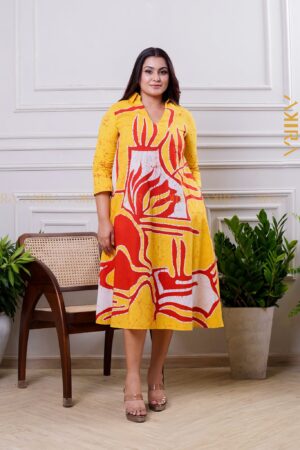 Monaca Elegant Batik Dress
