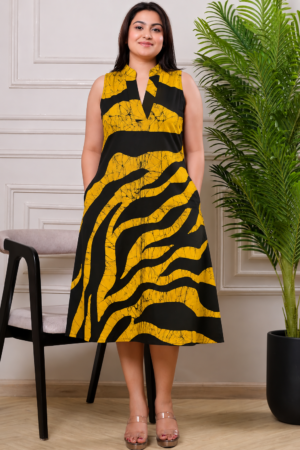 Vivian Detail Batik Dress