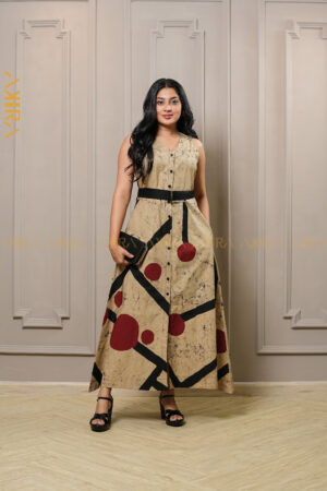 Primrose Elegance Batik Dress