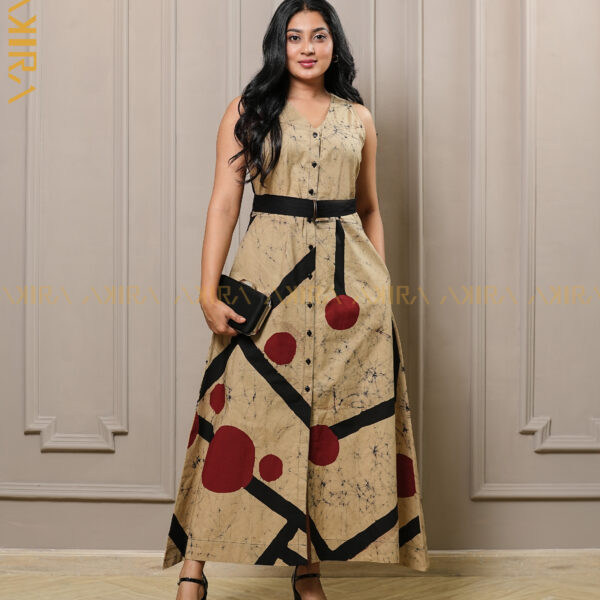 Primrose Elegance Batik Dress