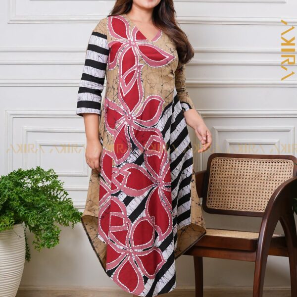 Velvet Eclipse Batik Dress