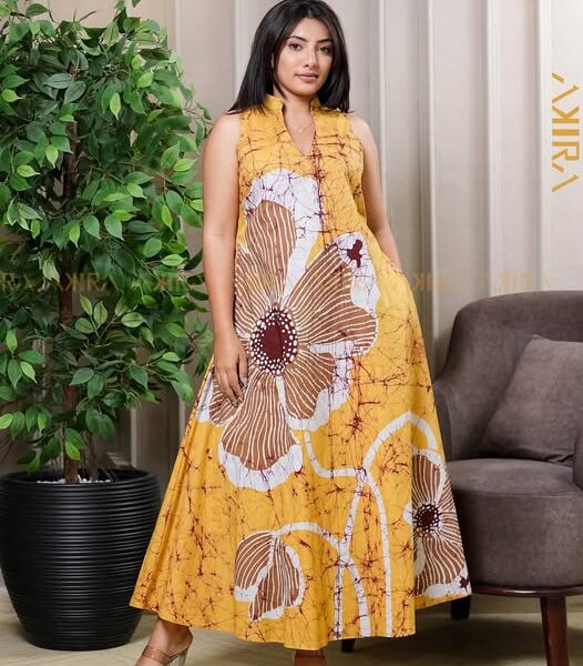 Victoria Maze Batik Dress