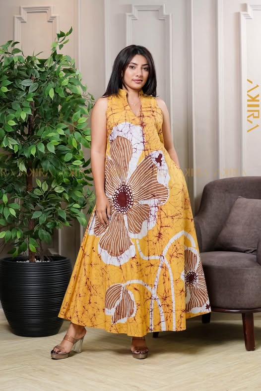 Victoria Maze Batik Dress