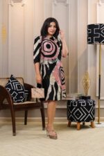 Vivenne Batik Silk Party Dress