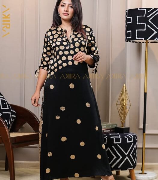 Lucienne Batik Silk Party Dress