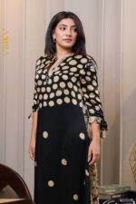 Lucienne Batik Silk Party Dress