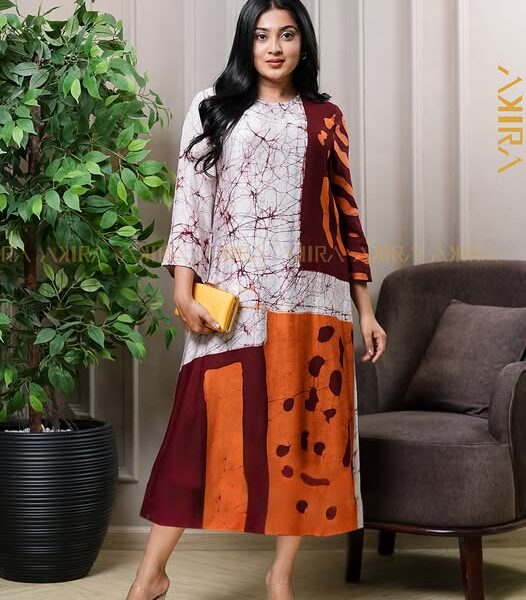 Opal Batik Rayon Dress