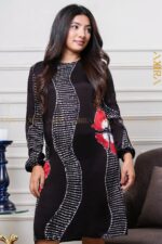 Dark Misty Silk Dress