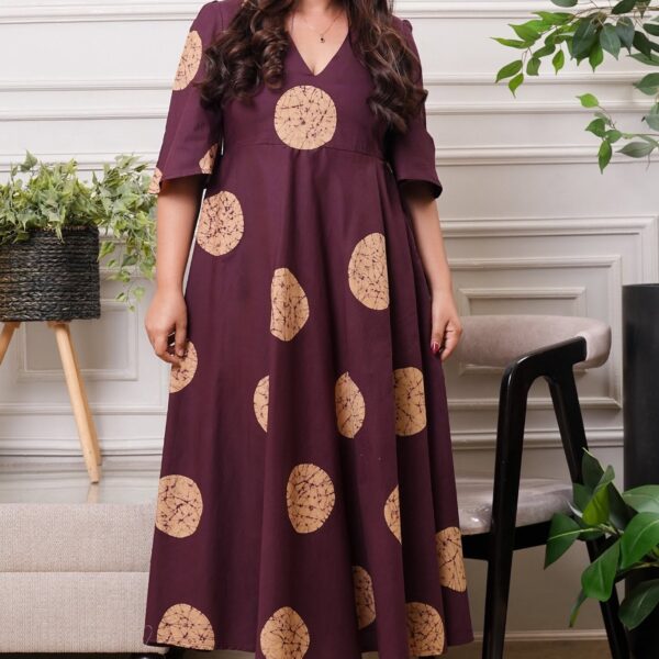 Jasmine Designer Batik Dress