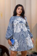 Moonlit Flora Batik Dress