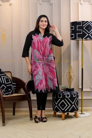 Rosemary Designer Batik Kurthi