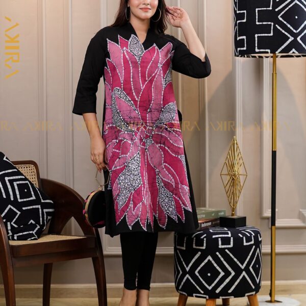 Rosemary Designer Batik Kurthi