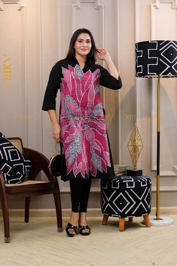 Rosemary Designer Batik Kurthi