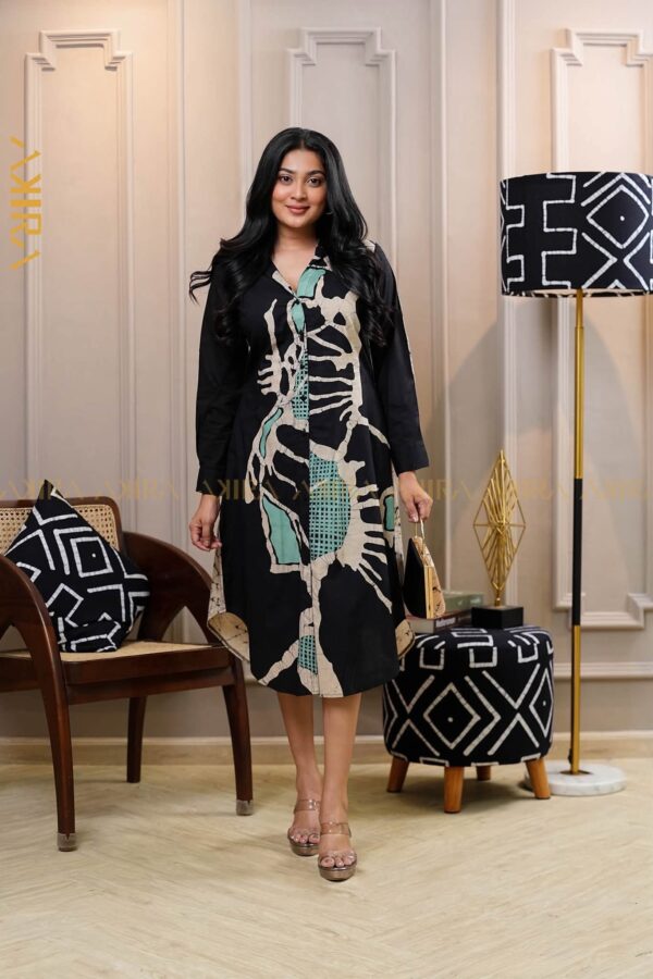 Santorini Detail Batik Dress