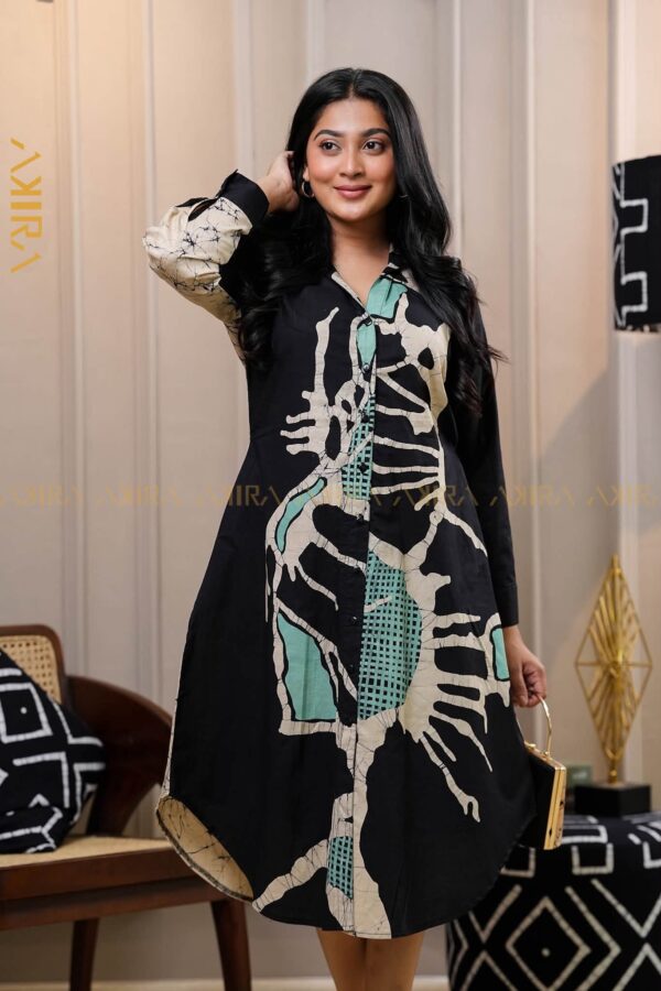 Santorini Detail Batik Dress